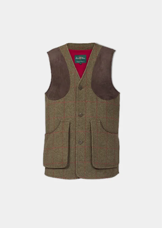 Weekend Bargains to Grab Combrook Men's Tweed Shooting Waistcoat in Sage - Shooting Fit
