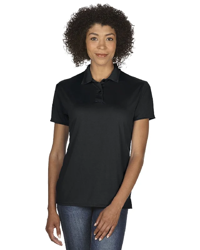 Weekend Offers That Delight Gildan Ladies Performance Jersey Polo | Black