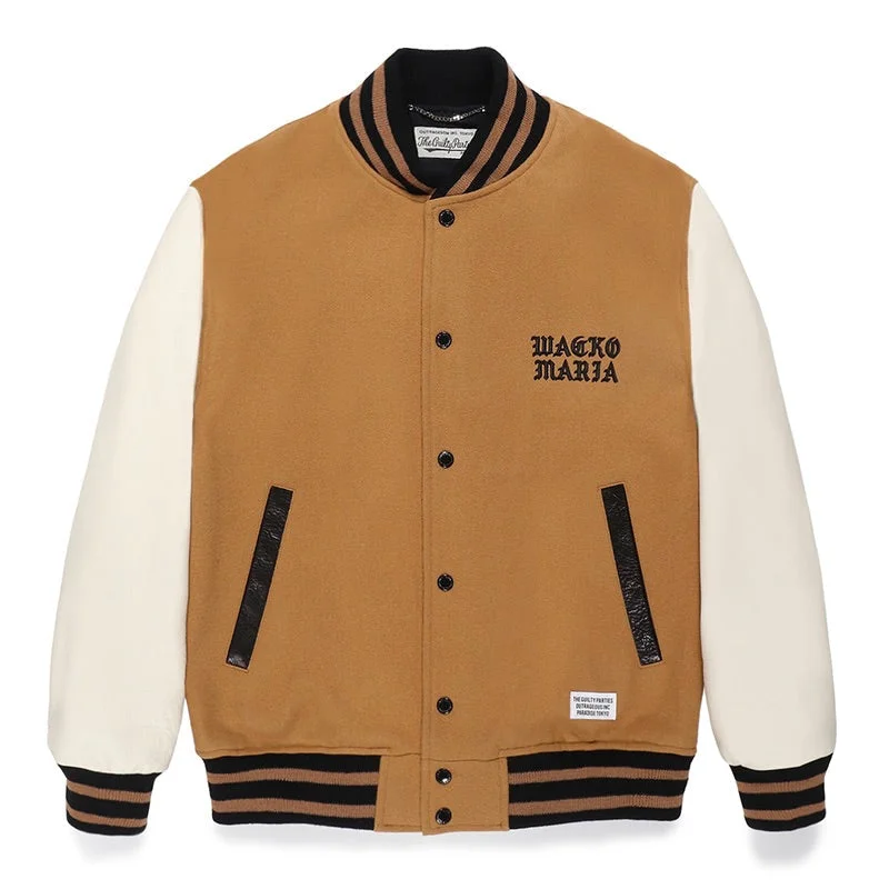 Weekend Bargains to Savor LEATHER VARSITY JACKET -B- ( TYPE-1 )