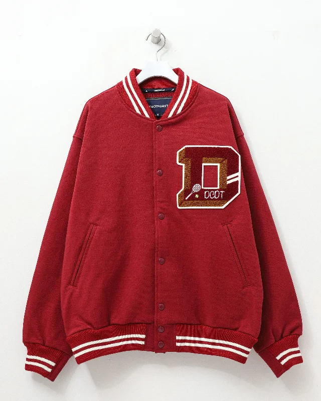 Super Sale QUE VERSITY JACKET  BURGUNDY