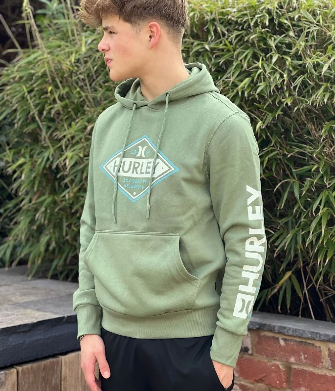 Major Deal Olive Hurley Diamond Logo Hoodie