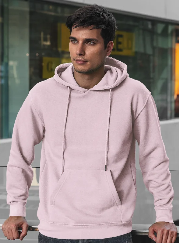 Mega Discount Basic Light Baby Pink Winter Hoodies