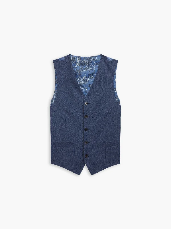 Blake Italian Luxury Slim Denim Waistcoat