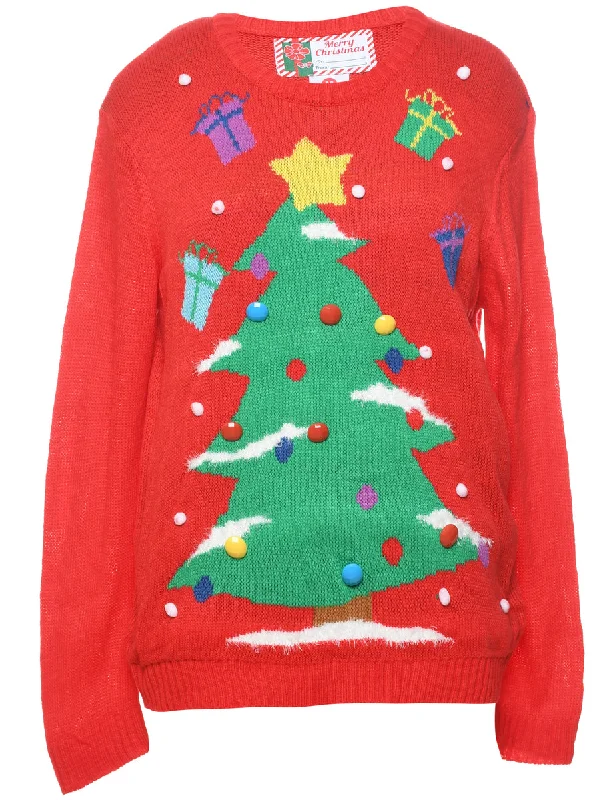 Exclusive Weekend Offers Inside Red Christmas Jumper - M
