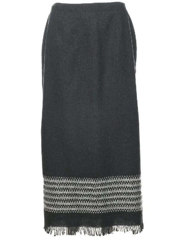 Weekend Bargains to Sizzle Pencil Shape Maxi Skirt - L