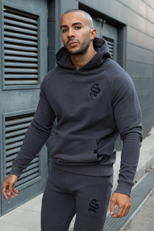 Don't Delay Core Hoodie - Charcoal