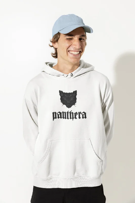Weekend Deals That Excite Panthera Premium Non Zipper White Hoodie