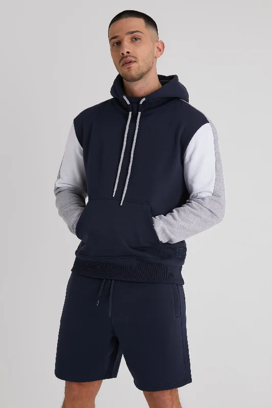 Special Buy Park premium cut & sew fleece hoodie in Navy