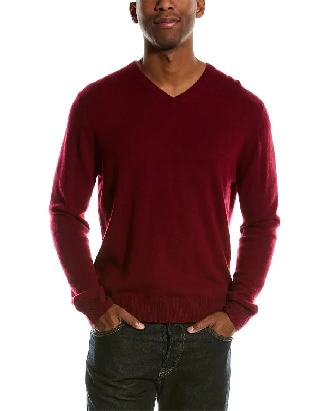 Midnight Madness Magaschoni Tipped Cashmere Sweater