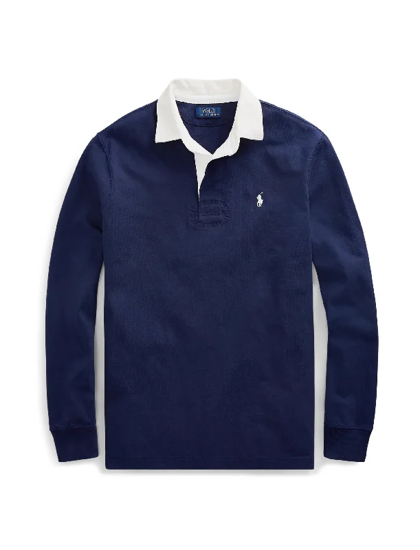 Savings Event Polo Ralph Lauren LS Rugby Top New Navy