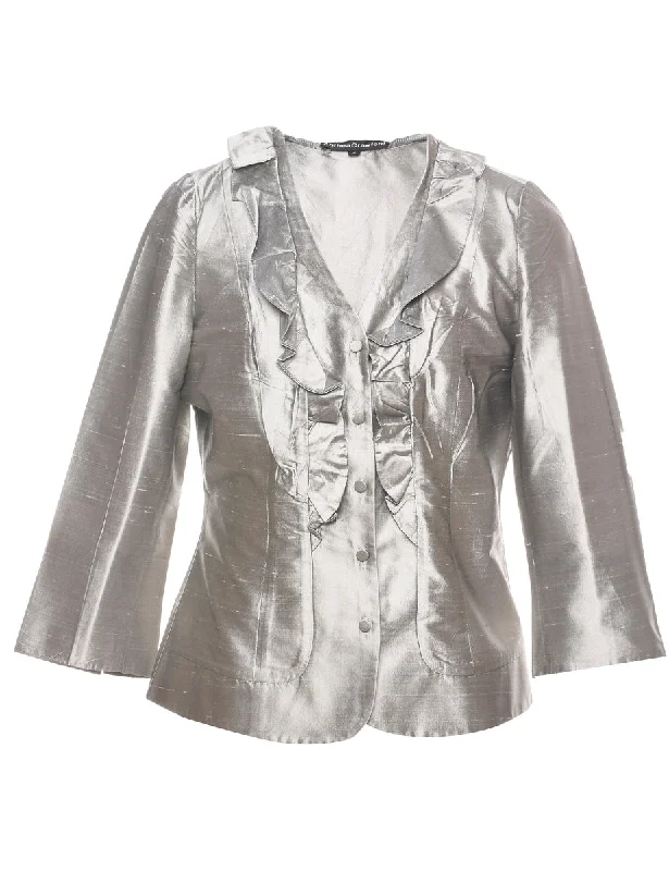 Silk Evening Jacket - M