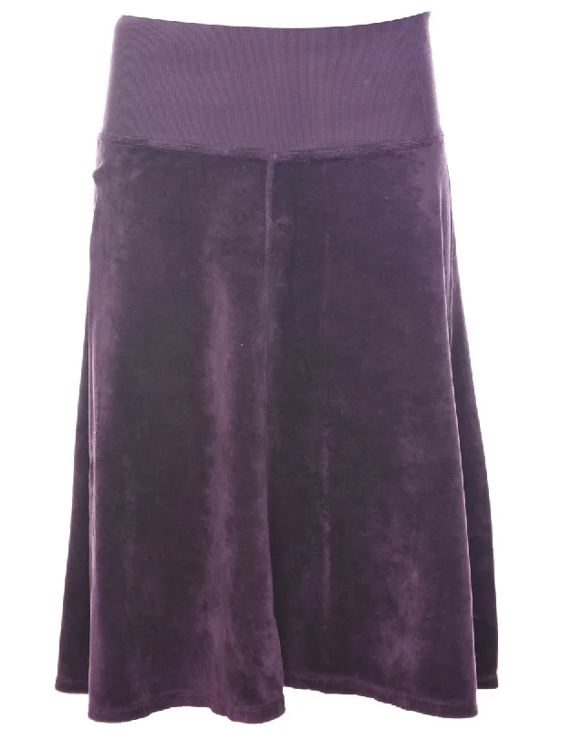 Weekend Specials to Grab Purple Midi Skirt - M
