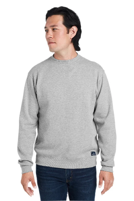 Weekend Deal Nautica Mens Anchor Crewneck Sweatshirt - Heather Oxford Grey