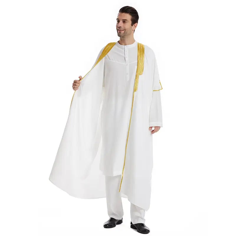 Middle East Arab Men Bisht Sheikh Thobe Thawb Caftan