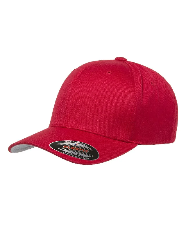 Weekend Deals You Can't Resist Yupoong Flexfit Wooly 6-Panel Cap | Red
