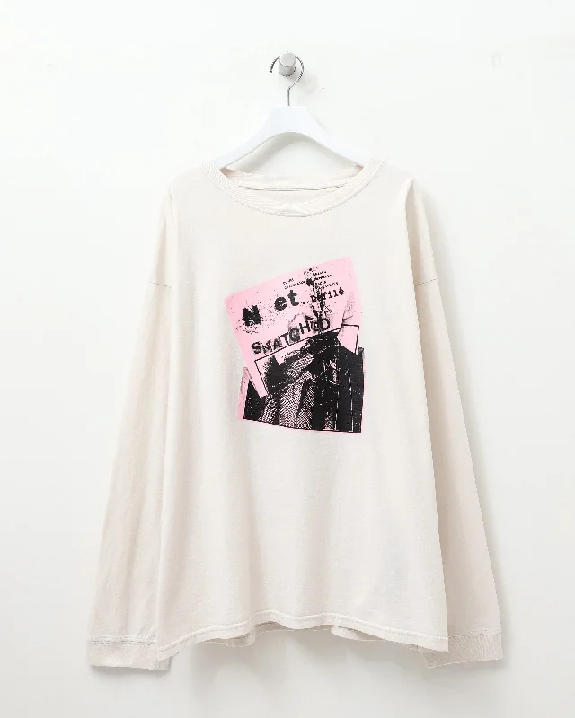 Year-End Deals S50GC0698 L/S TEE WHITE