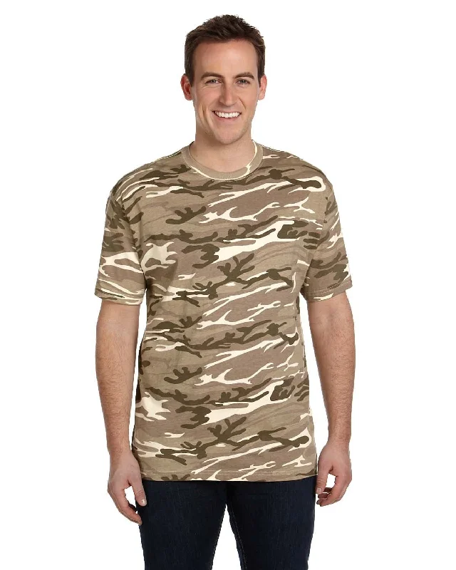 Weekend Discounts to Enjoy Anvil Camouflage T-Shirt | Camouflage Sand
