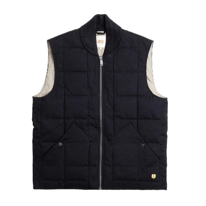 Quilted Heritage Gilet - Rich Navy