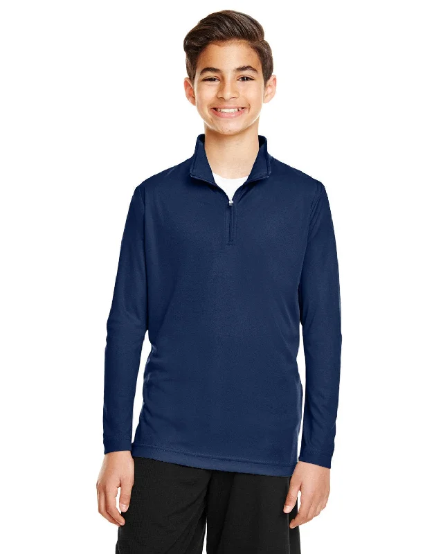 Team 365 Youth Zone Performance Quarter-Zip | Sport Dark Navy