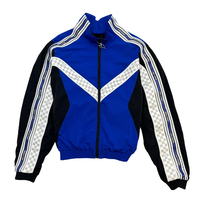 Discount Mania Men's Technical Track Jacket Blue Size XL