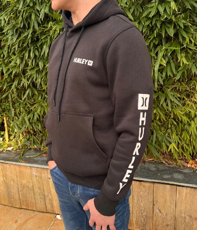 Hurry Up Black Hurley Seaside Hoodie