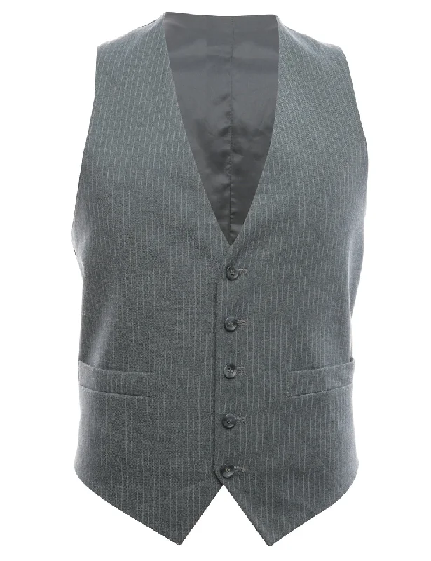 Weekend Discounts to Celebrate Pinstriped Waistcoat - M