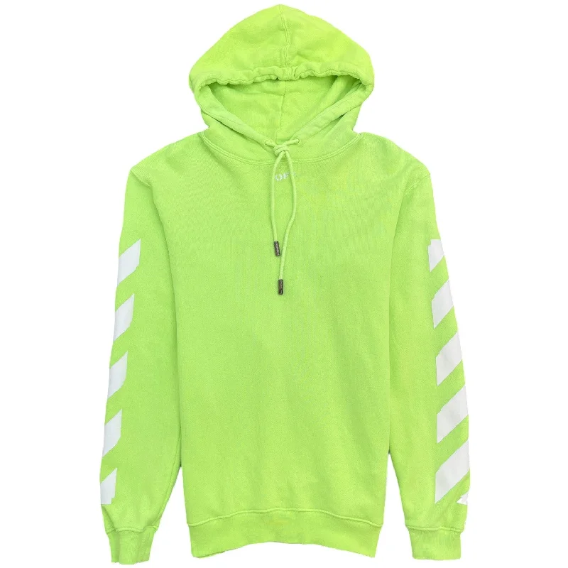 Online Deal Men's Arrows Logo Hoodie Green Size S
