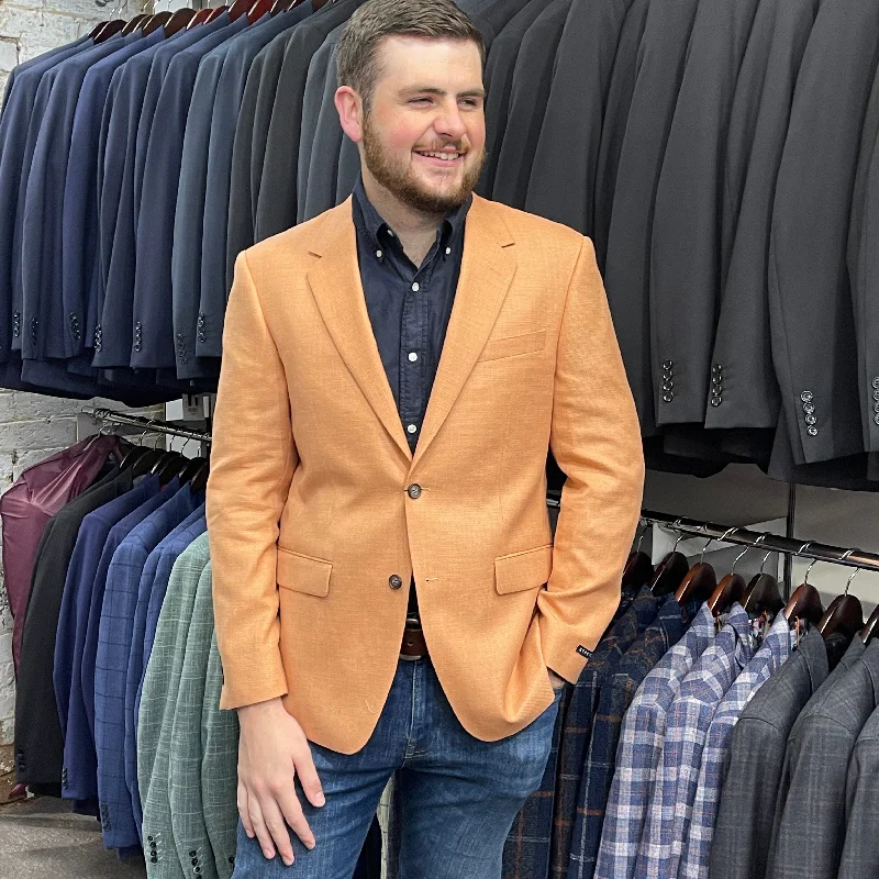 Reduced Price Daniel Hechter - Ritchie Buggy Wool Blend Sportscoat - Ochre