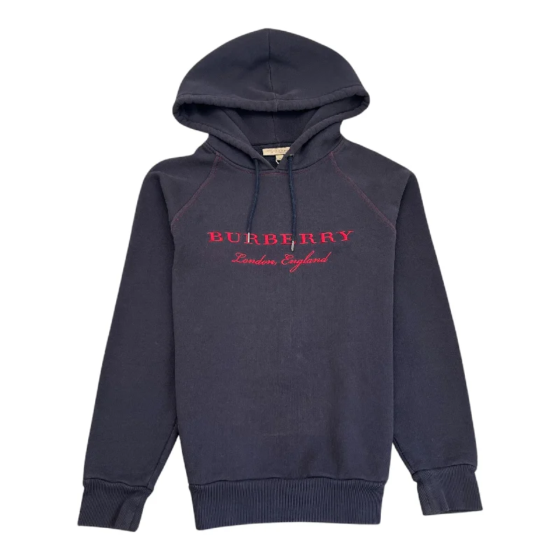 Weekend Discounts to Grab Men's Krayford Embroidered Hoodie Navy Size M