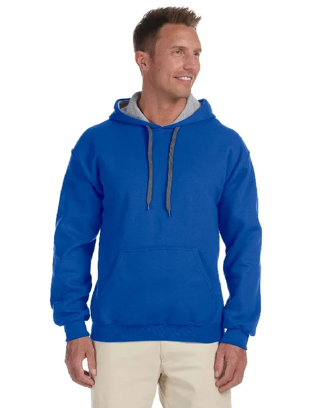 Weekend Bargains to Enjoy Gildan Heavy Blend Contrast Hooded Sweatshirt | Royal/ Sport Gry Weekend Bargains to Enjoy Gildan Heavy Blend Contrast Hooded Sweatshirt | Royal/ Sport Gry
