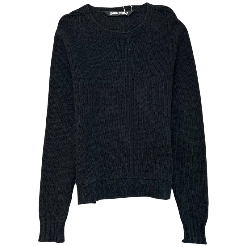 Super Sale Men's Knit Logo Jumper Black Size S