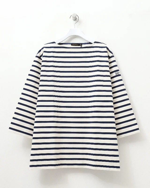 Weekend Savings Bonanza Striped Cotton Jersey Basque Shirt NAVY