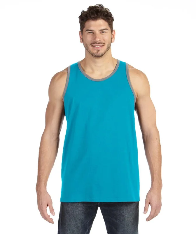 Can't Resist Anvil Lightweight Tank | Carib Bl/ Ht Gry