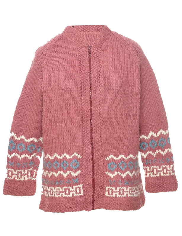 Half Price Pink Cardigan - M