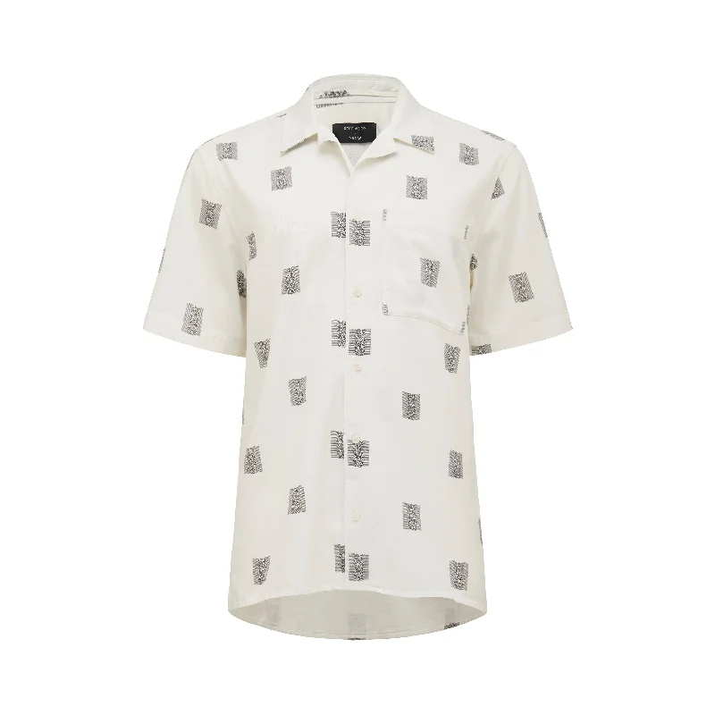 Closeout Deal Neuw Joy Division Short Sleeve Shirt Off White