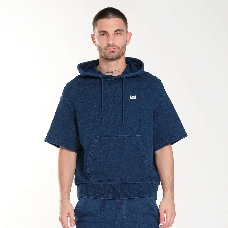 Price Drop FITS 'EM ALL S/S SWEATSHIRT HOODIE IN MID LIGHT SHADE (GENDERLESS)