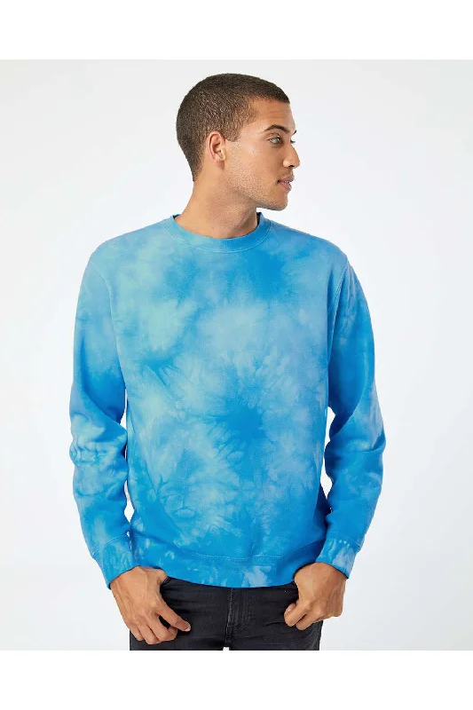 Weekend Specials to Love Independent Trading Co. Mens Tie-Dye Crewneck Sweatshirt - Aqua Blue Weekend Specials to Love Independent Trading Co. Mens Tie-Dye Crewneck Sweatshirt - Aqua Blue