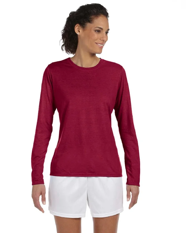 Weekend Specials to Relish Gildan Ladies 4.5 oz. Performance Long Sleeve T-Shirt | Cardinal Red Weekend Specials to Relish Gildan Ladies 4.5 oz. Performance Long Sleeve T-Shirt | Cardinal Red
