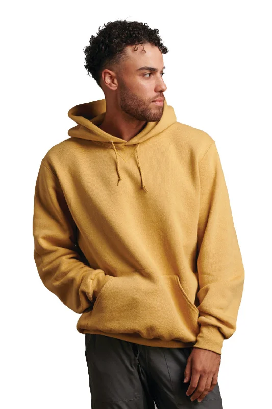 Weekend Savings Fiesta Russell Athletic Mens Dri-Power Moisture Wicking Hooded Sweatshirt Hoodie w/ Pouch Pocket - Almond
