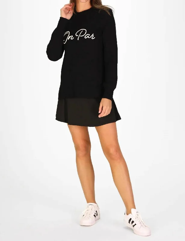 Weekend Deals to Make You Happy On Par Sweater In Black