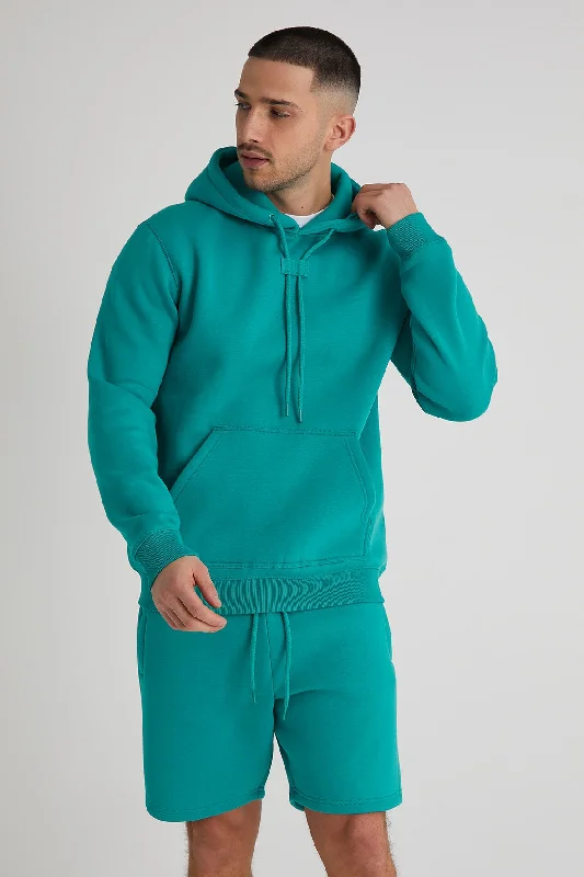 Fantastic Savings Aldo premium brushback fleece hoodie in Jade