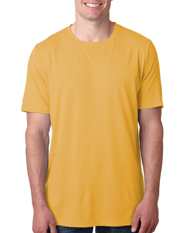 Weekend Savings Extravaganza Next Level Mens Poly/Cotton Short Sleeve Crew T-Shirt | Antique Gold Weekend Savings Extravaganza Next Level Mens Poly/Cotton Short Sleeve Crew T-Shirt | Antique Gold