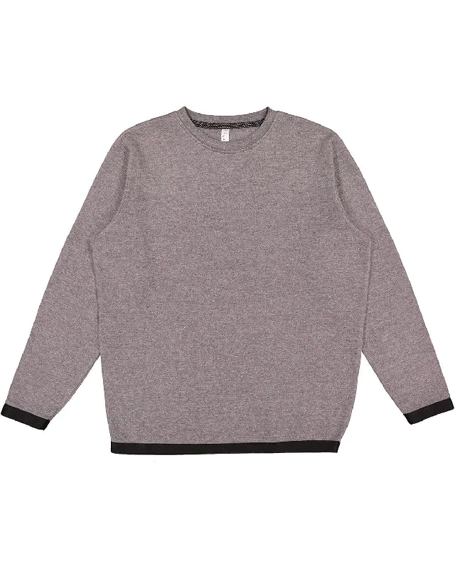 LAT Statement Fleece Crew Sweatshirt | Granite Hth/ Blk