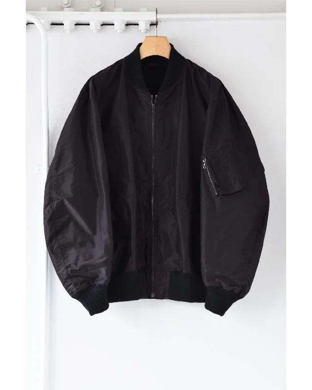 Value Deals コットンシルク MA-1 BROWN