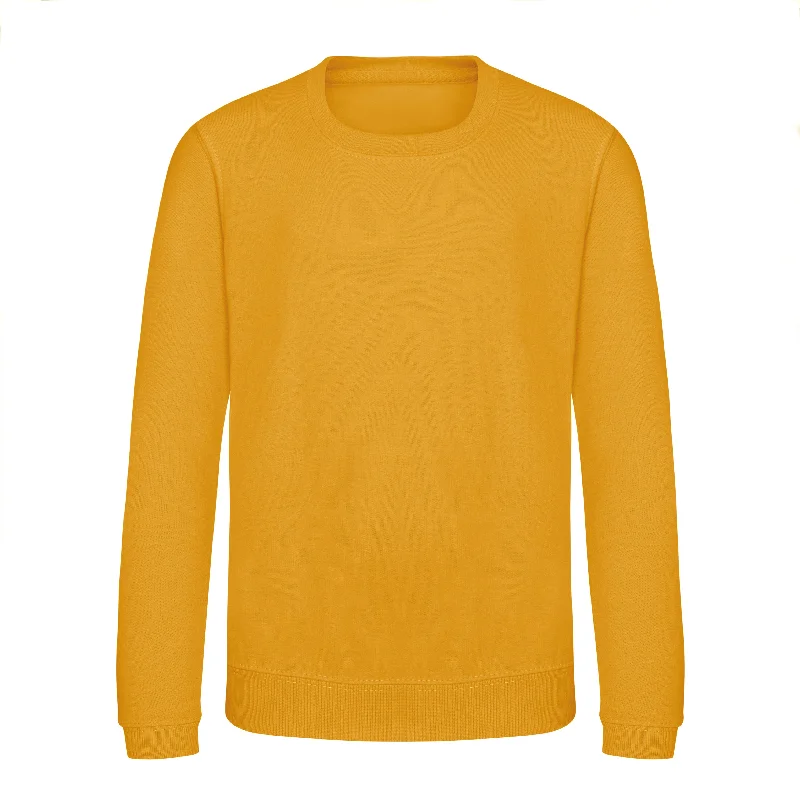 Weekend Discounts to Delight Awdis Just Hoods Kids Awdis Sweatshirt - Mustard