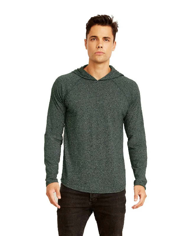 Next Level Unisex Mock Twist Raglan Hoody | Forest Green