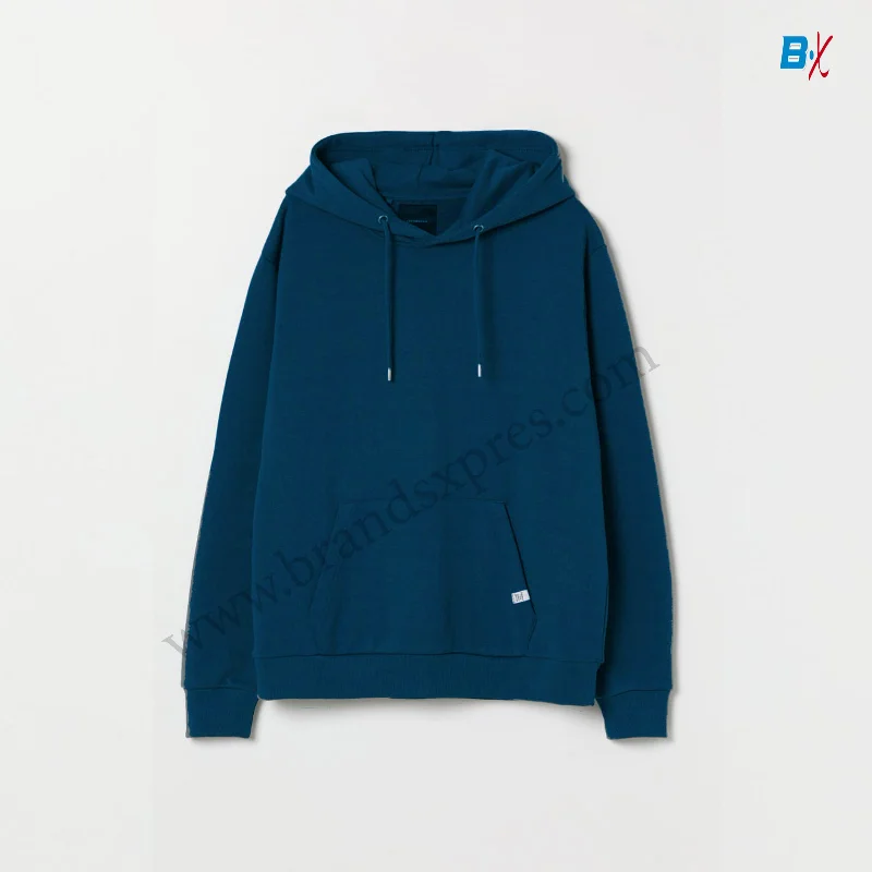 Great Deal LFT World Edition  Plan Teal Fleece Kangaroo Hoodie 10019