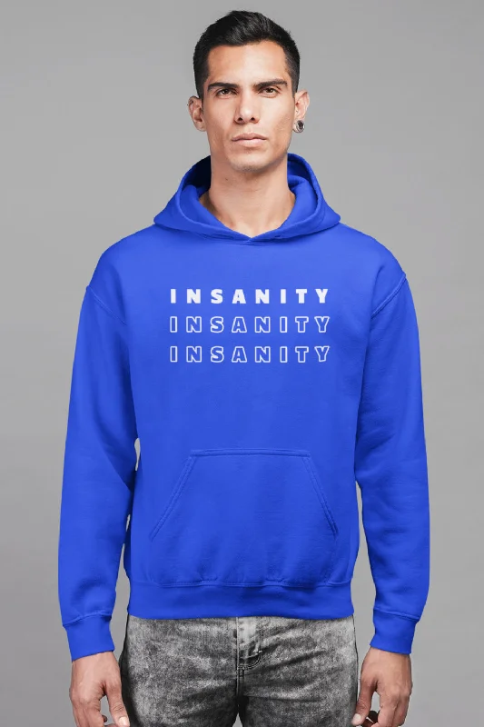 Shop the Weekend Away Insanity Premium Non Zipper Blue Hoodie