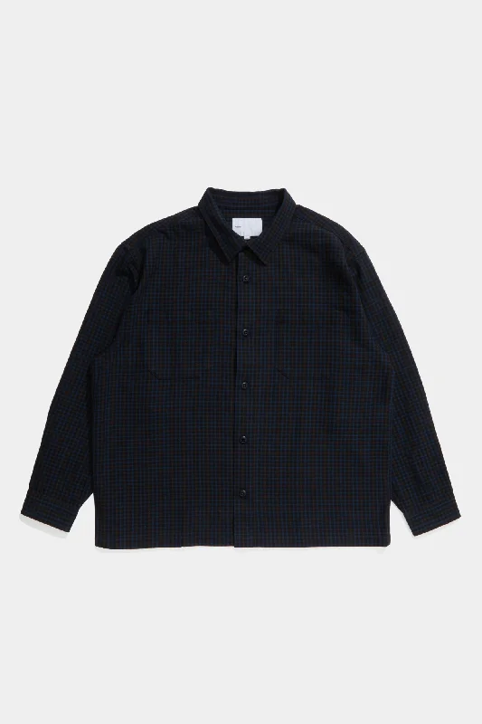 Special Buy Flat Hem Workshirt - Navy Check
