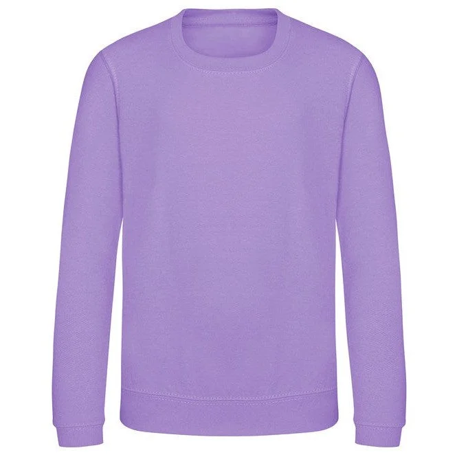 Exclusive Deal Awdis Just Hoods Kids Awdis Sweatshirt - Digital Lavender